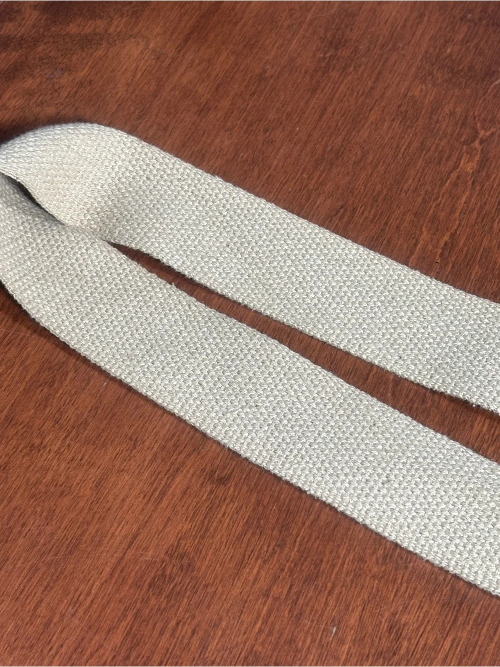 Classic Canvas Men’s Belt with Tan Leather Accents